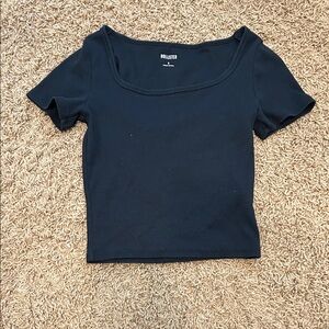 Hollister Women's Navy Crop Top